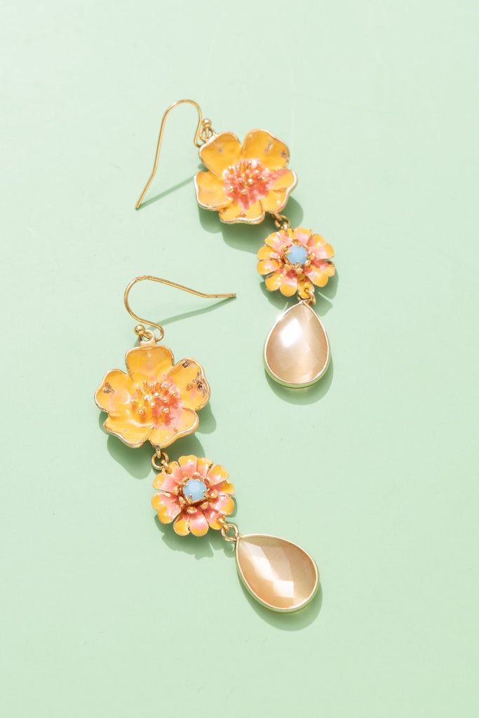 By Anthropologie Blooming Petal Earrings