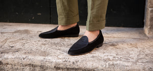 mens woven loafers