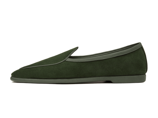 barrikade pebermynte Prestige Green Loafers | Men's Green Loafers | Suede & Leather Green Loafers Mens |  Baudoin & Lange