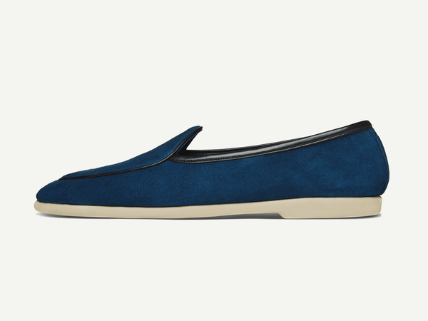 navy blue ladies loafers uk