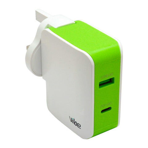 Vibe PD + USB Qualcomm Mains Chargers