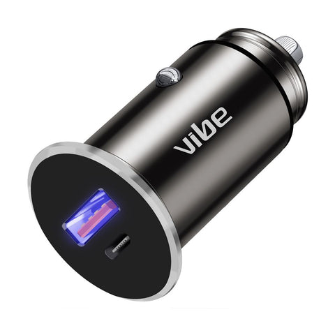 Vibe Ultra Fast Dual USB/PD Car Charger