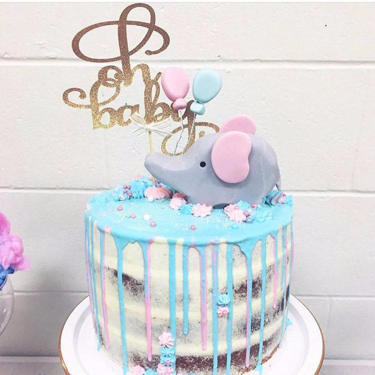 Oh Baby Baby Shower Cake Topper