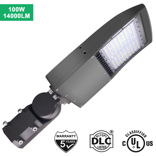 Tanlite LED Shoebox Light 300W High voltage-AC 277~480V-39000LM--Slip  Fitter-DLC UL