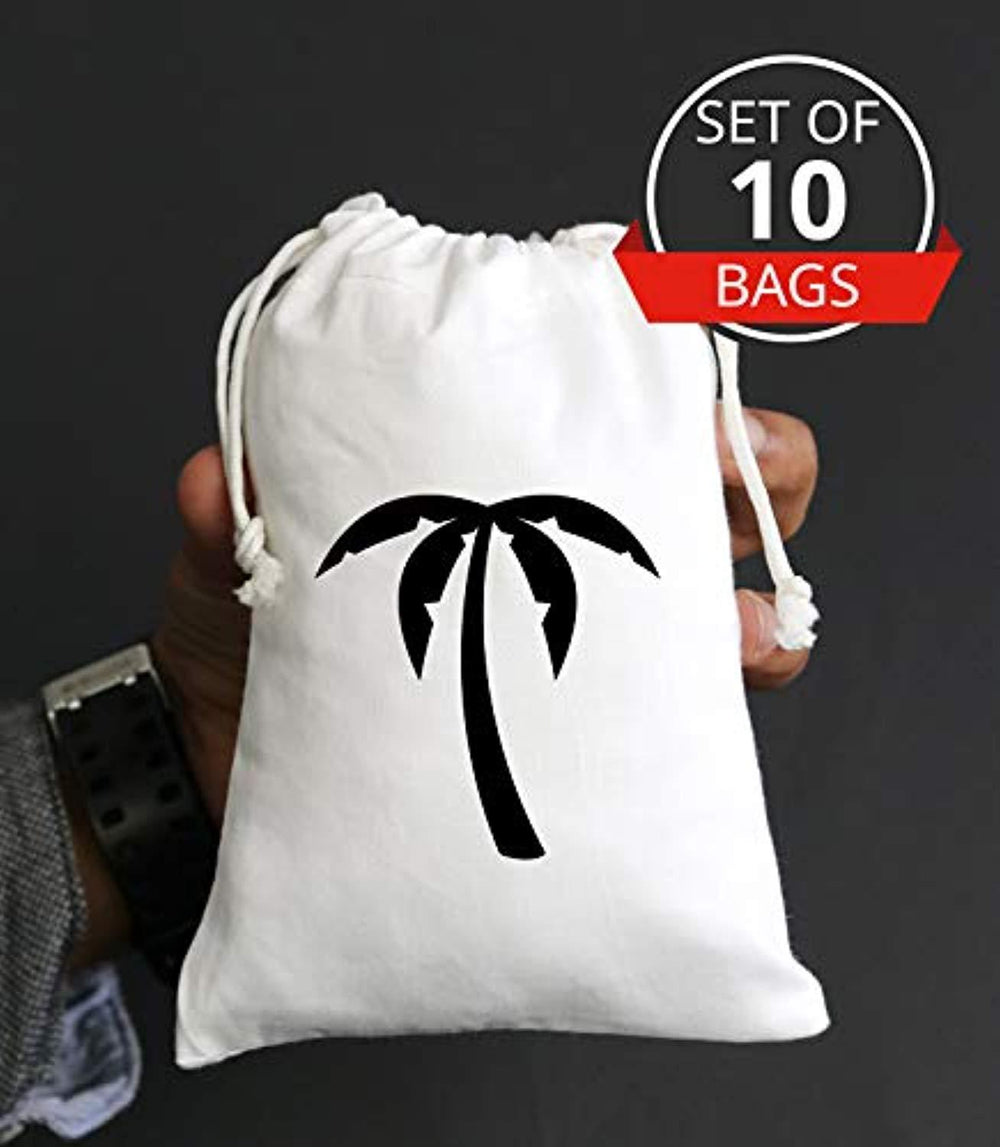 Destination Wedding Favors Bags Palm Tree Welcome Bags Wedding Favor Bags