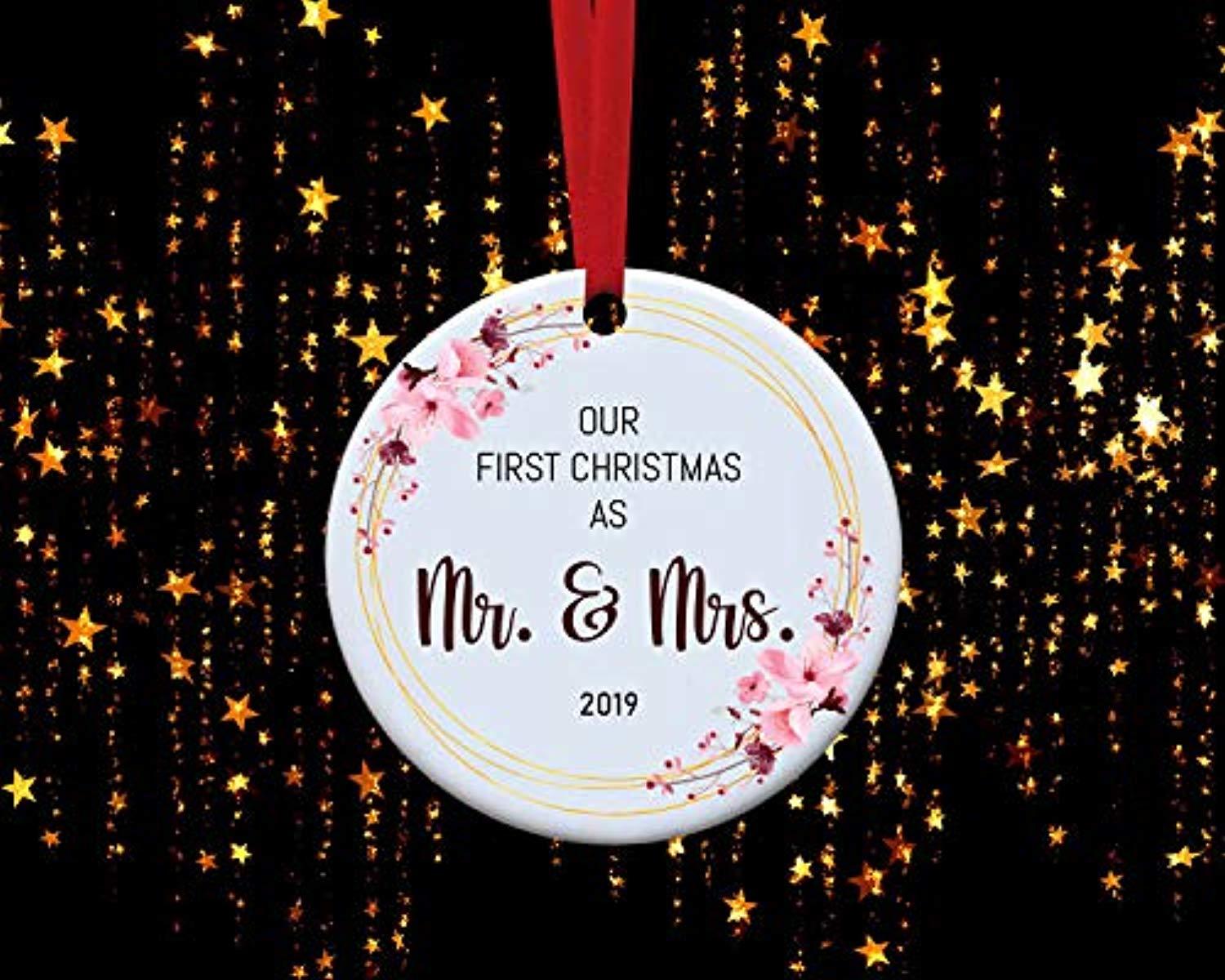 wedding christmas ornament