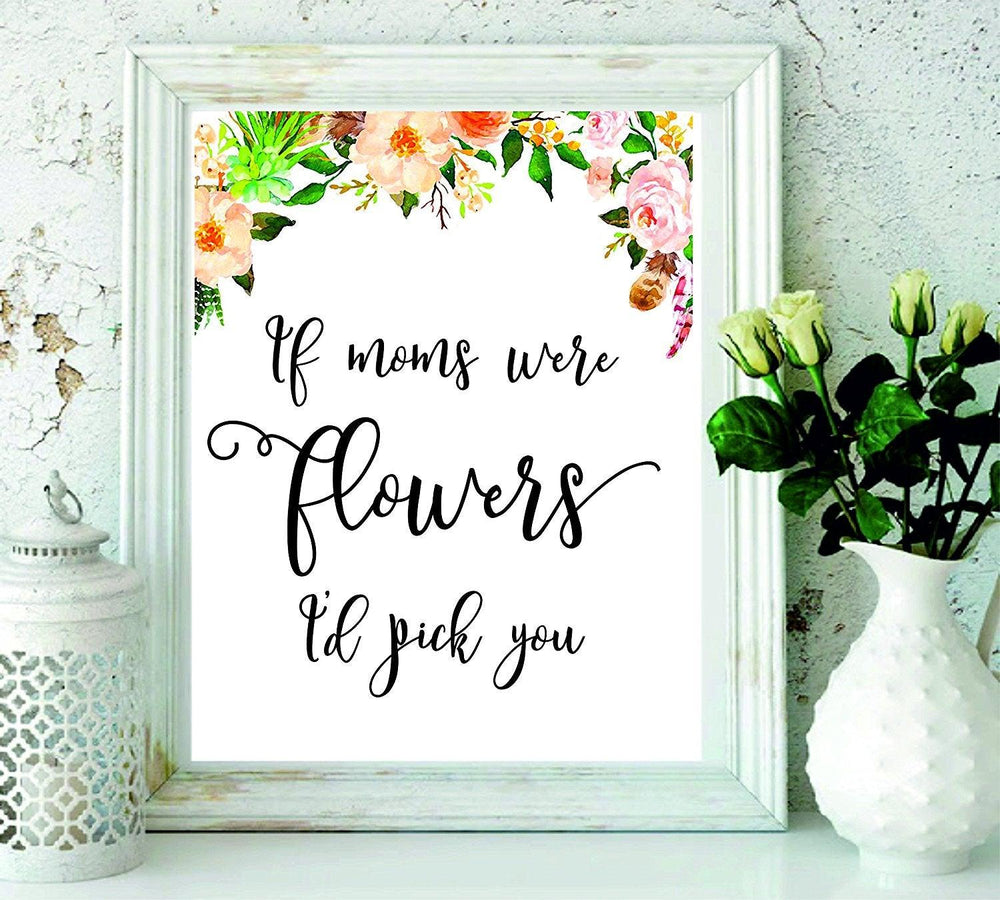 gifts for mom mom print home decor mom quote room decor chri