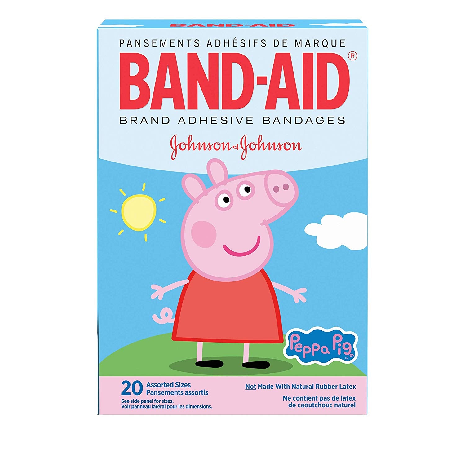 BAND-AID PEPPA PIG ASSTD - 20EA