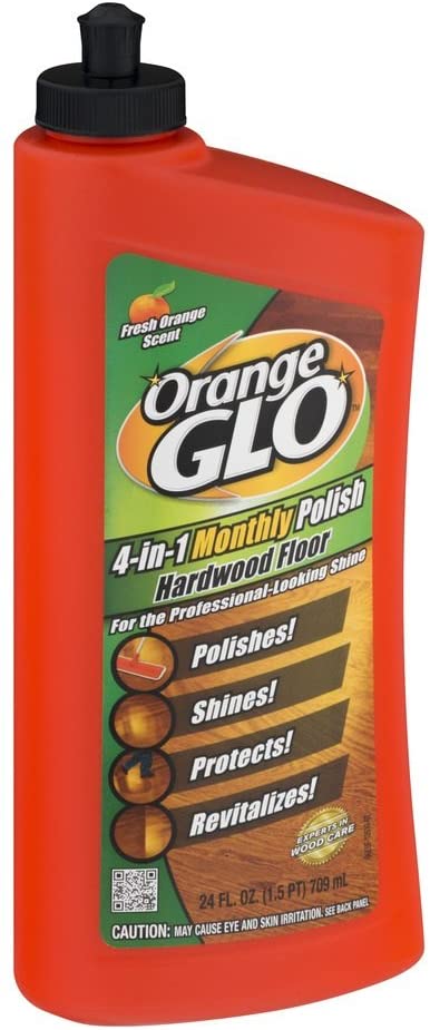 Orange Glo Monthly Polish, 4-in-1, Fresh Orange Scent - 24 fl oz