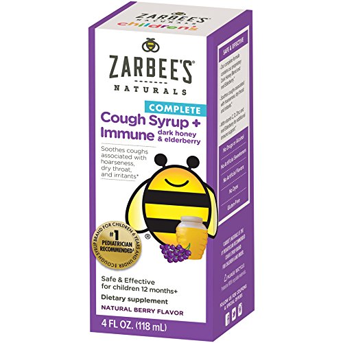 Zarbees Childrens Cough Syrup Immune Support Daytime Berry Flavor