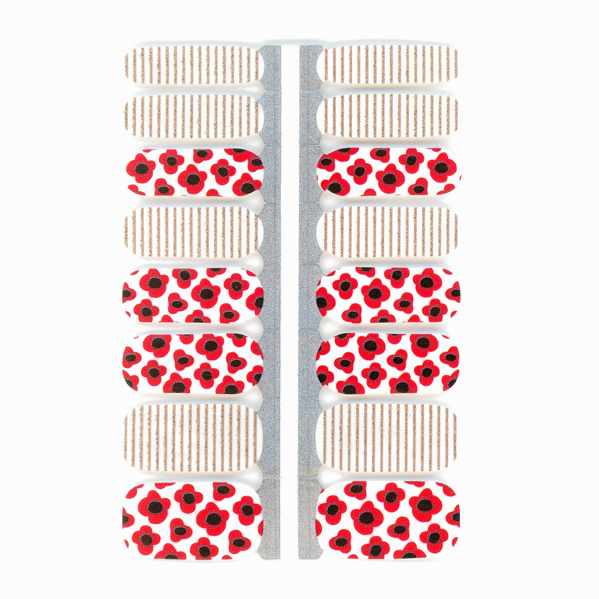 Scandinavian Flowers Nail Polish Wraps (Transparent) - STANLEY POP product image