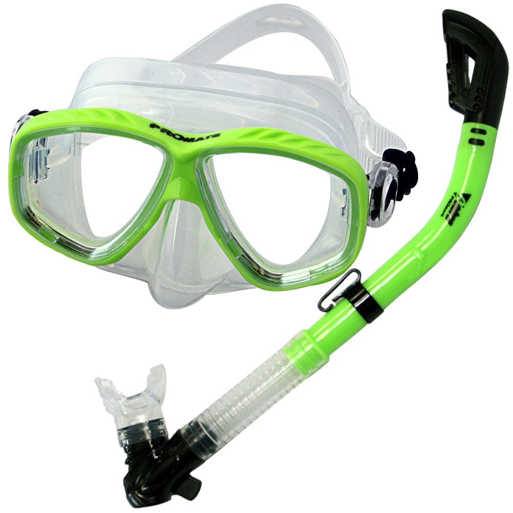 Scuba Dive Snorkeling Mask Snorkel Boots Fins Gear Bag Set