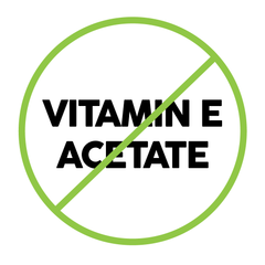 We do NOT use Vitamin E Acetate