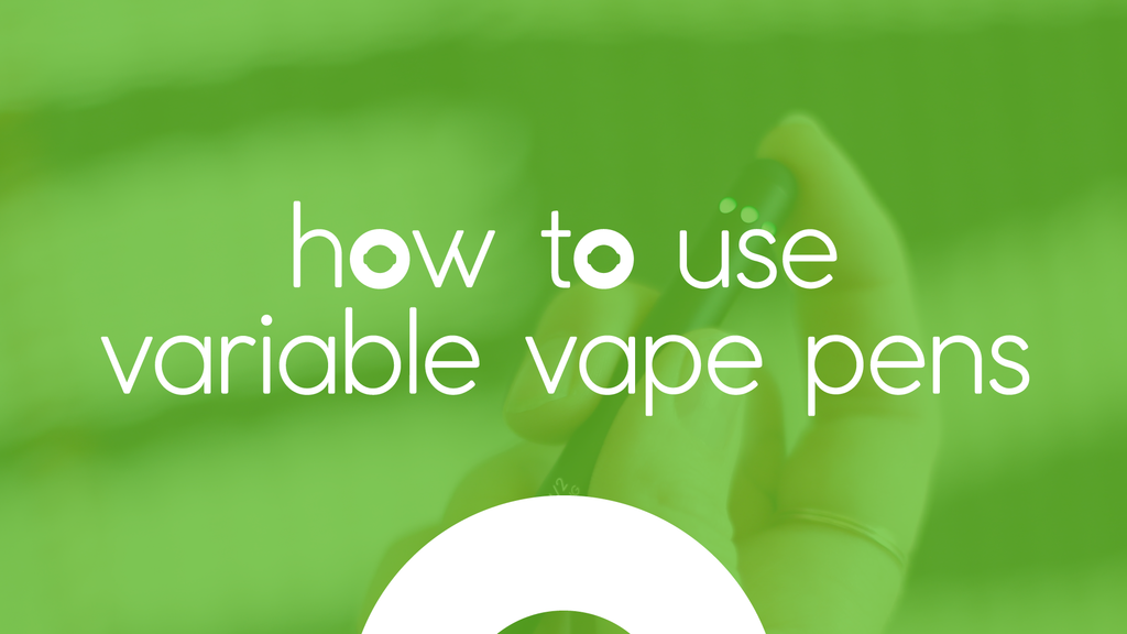 how to use variable voltage vape pens