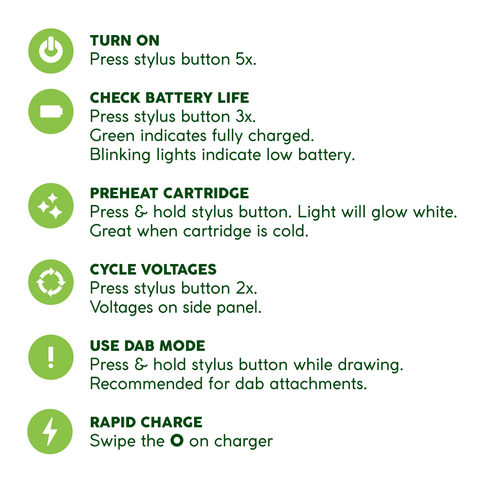 vape pen usage instructions