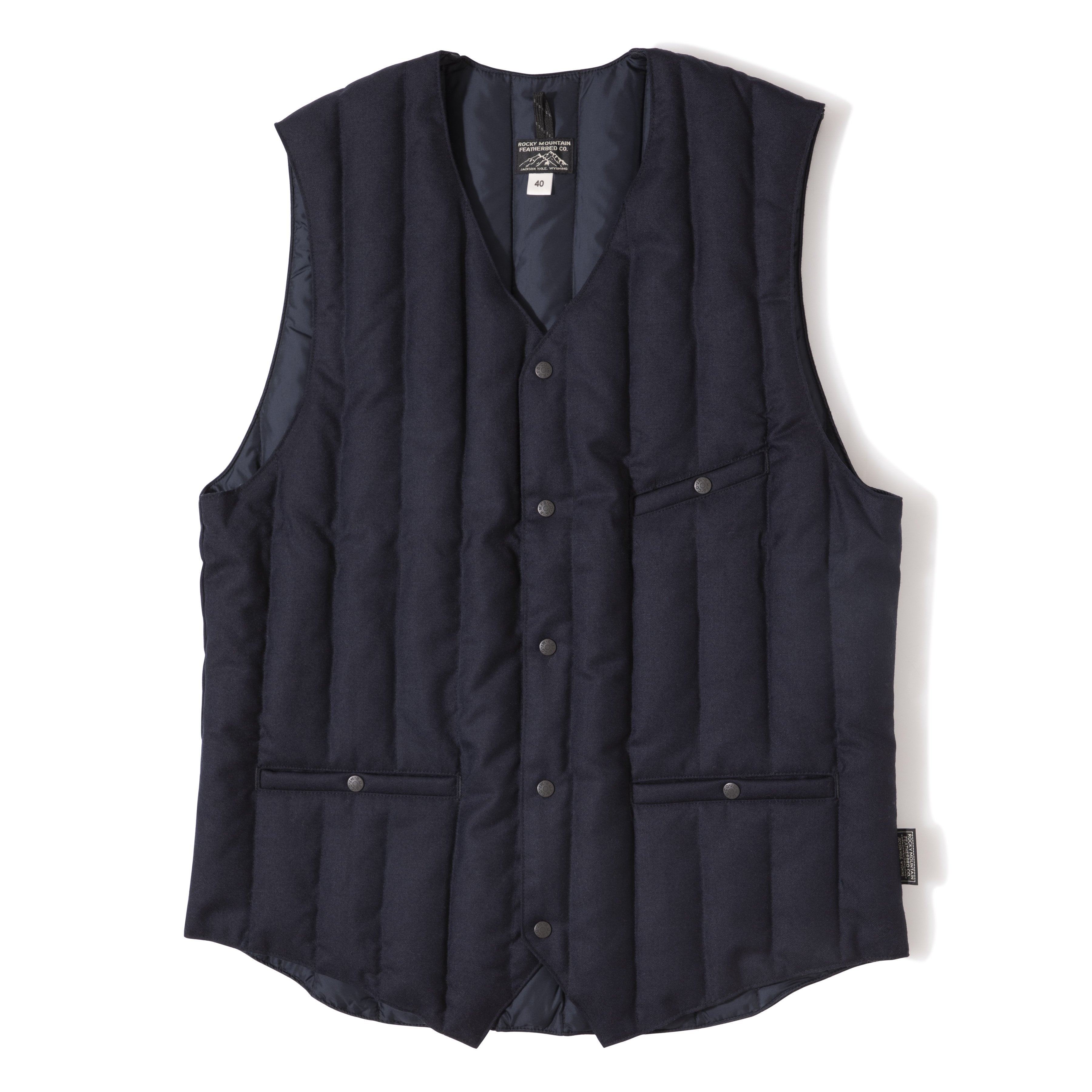 ロッキーマウンテンフェザーベッド×JS】SIX MOUNTH VEST - ダウンベスト