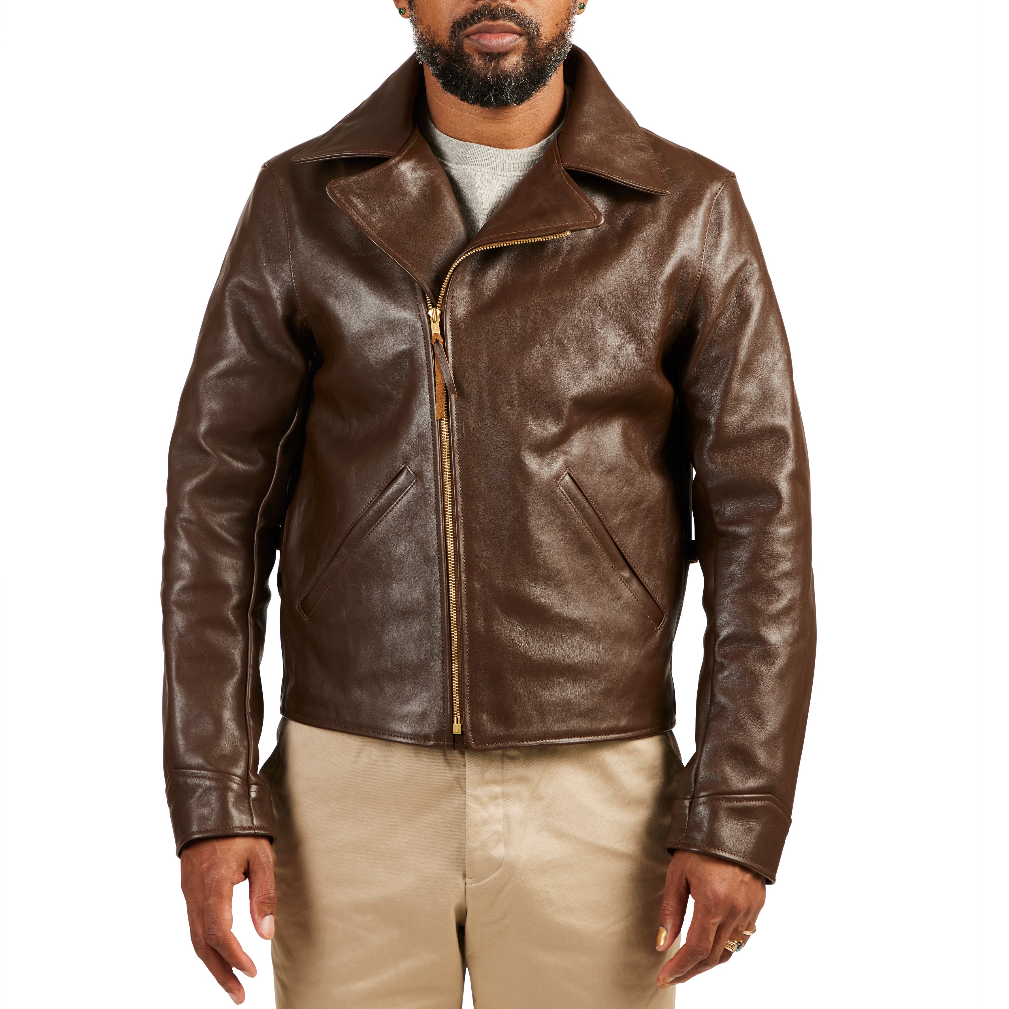 Horsehide Leather Double Rider Jacket - The Armoury