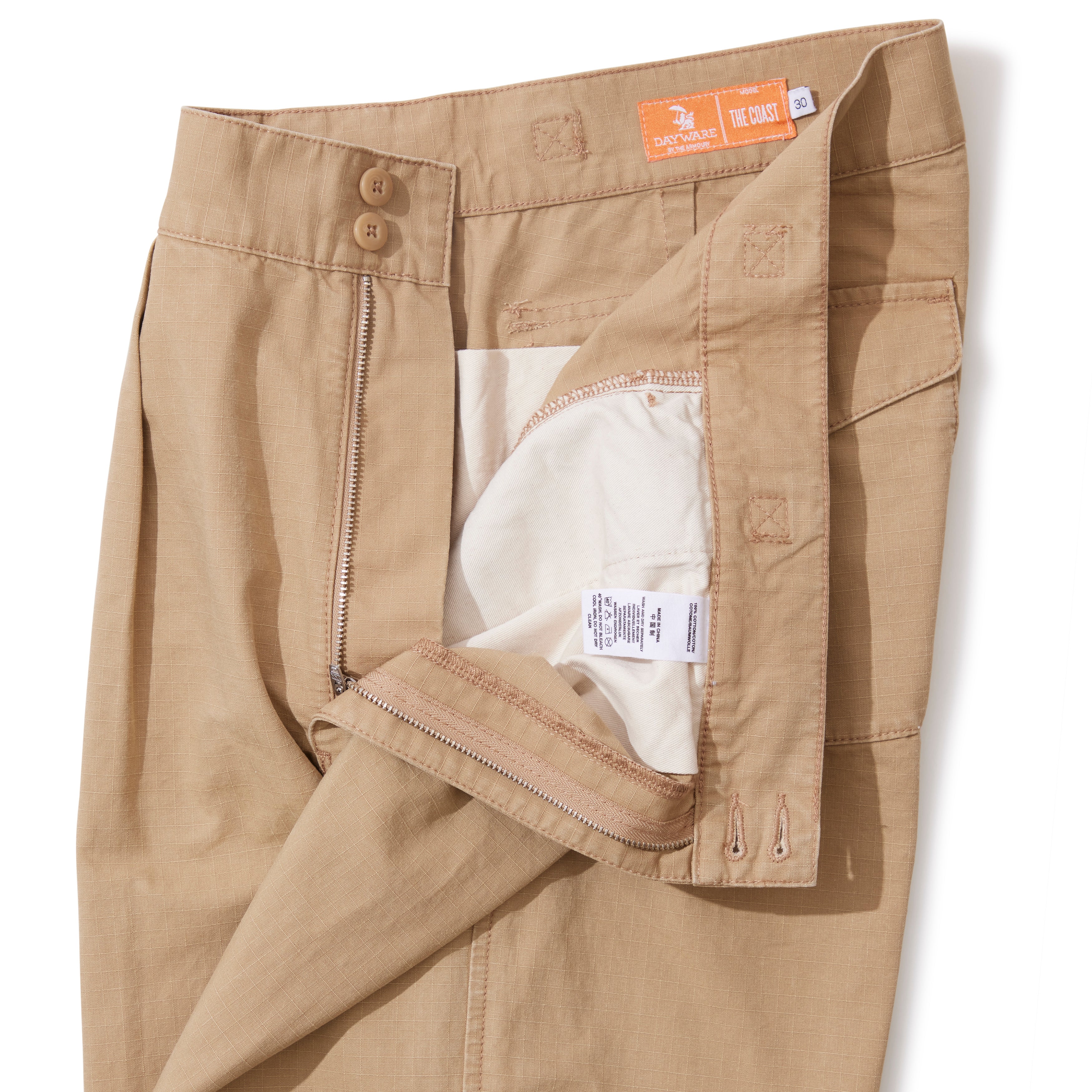 Washed Cotton Ripstop Coast Trousers