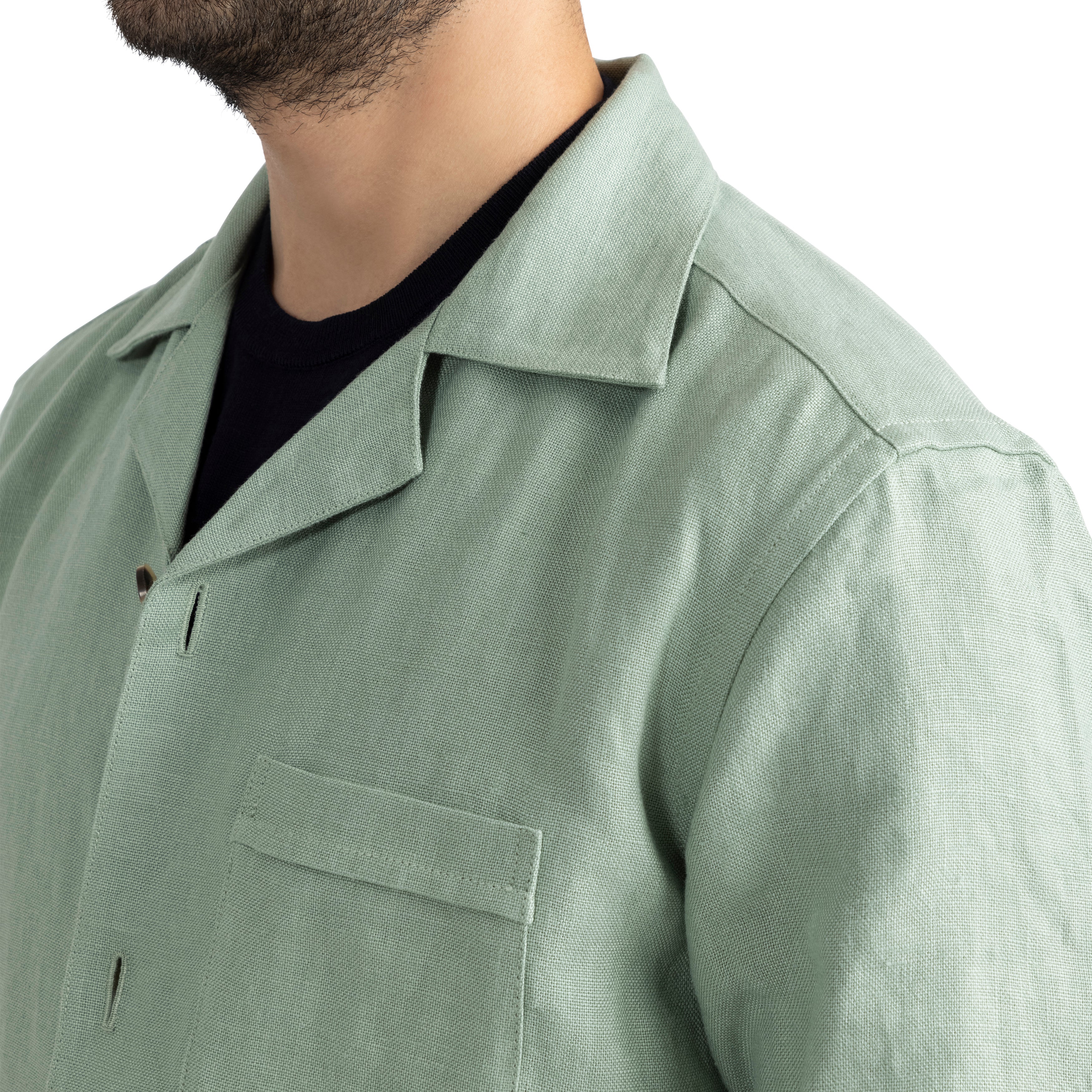 Linen Basketweave 3 Pocket Blouson - The Armoury