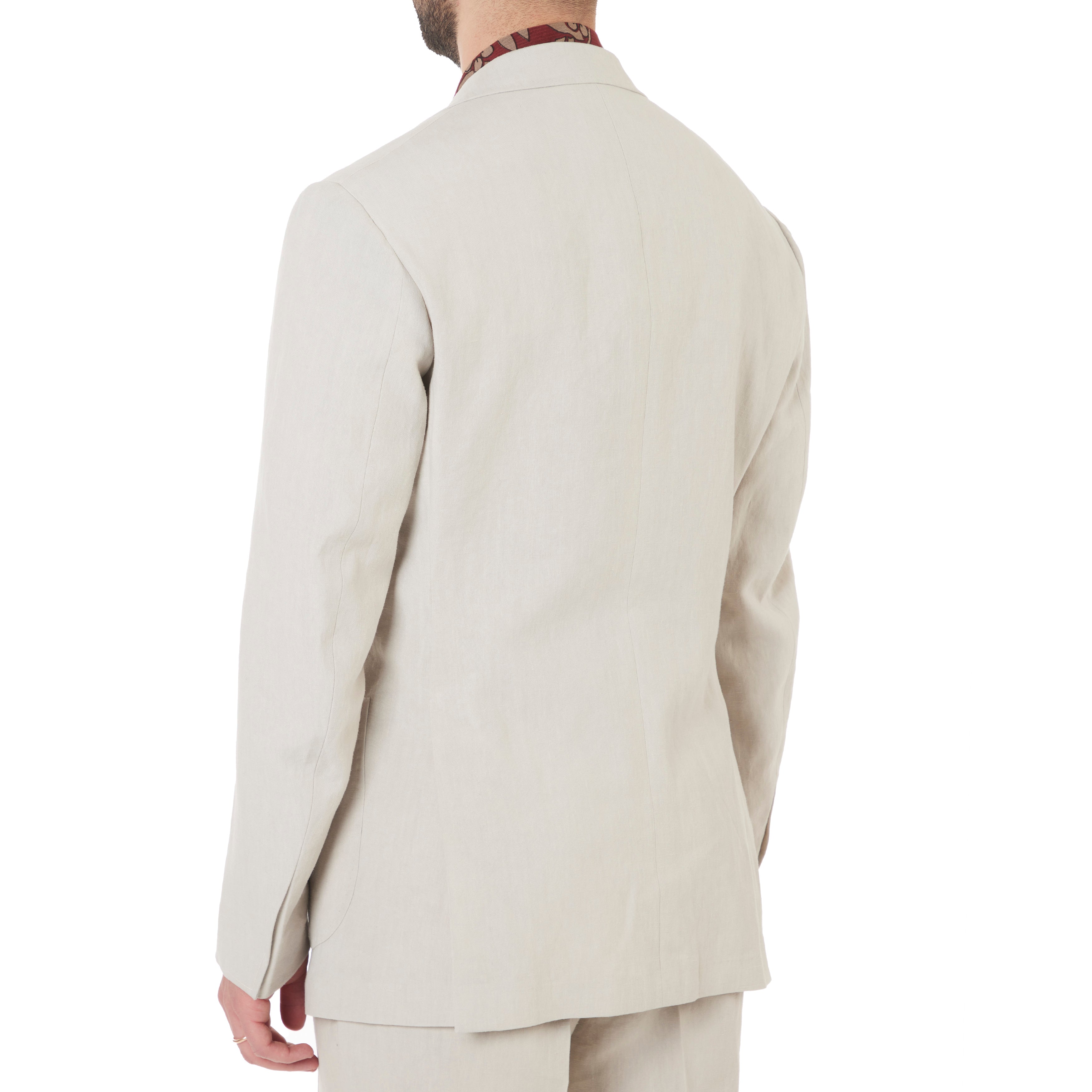 3 Piece Stone Linen Suit - Aisle Society