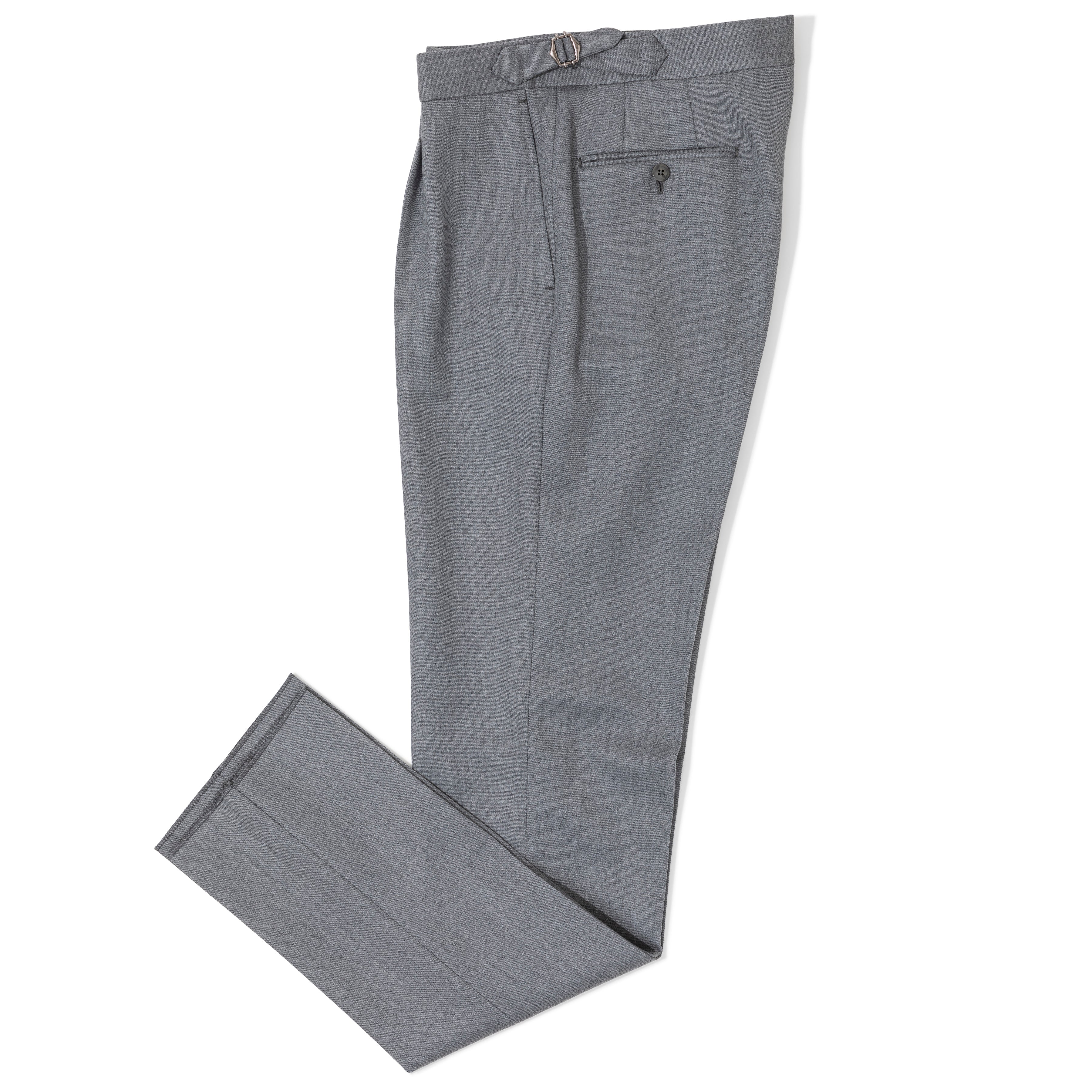 Wool Cavalry Twill Side Tab Trousers - The Armoury