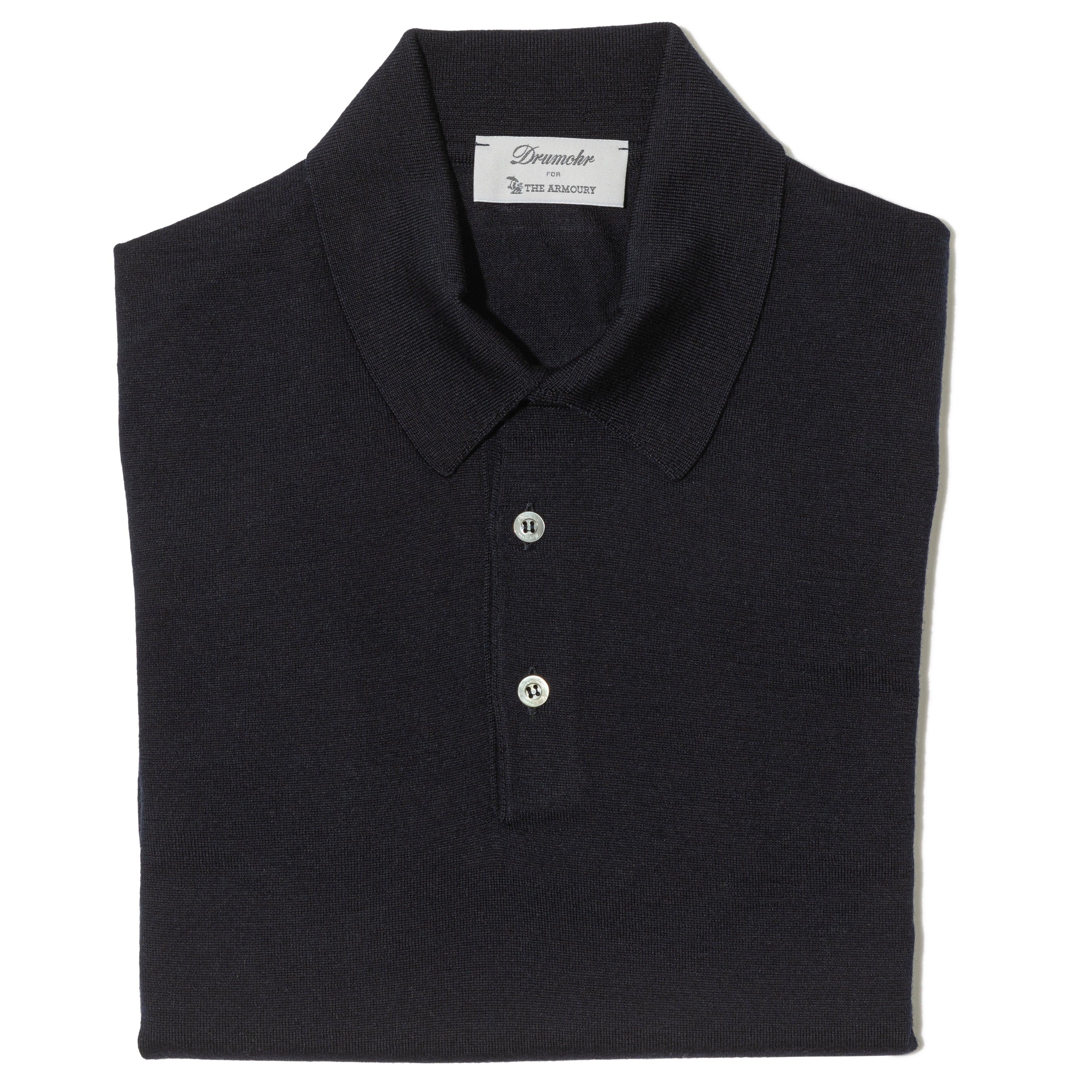 Wool/Silk/Cashmere Knit Polo - The Armoury