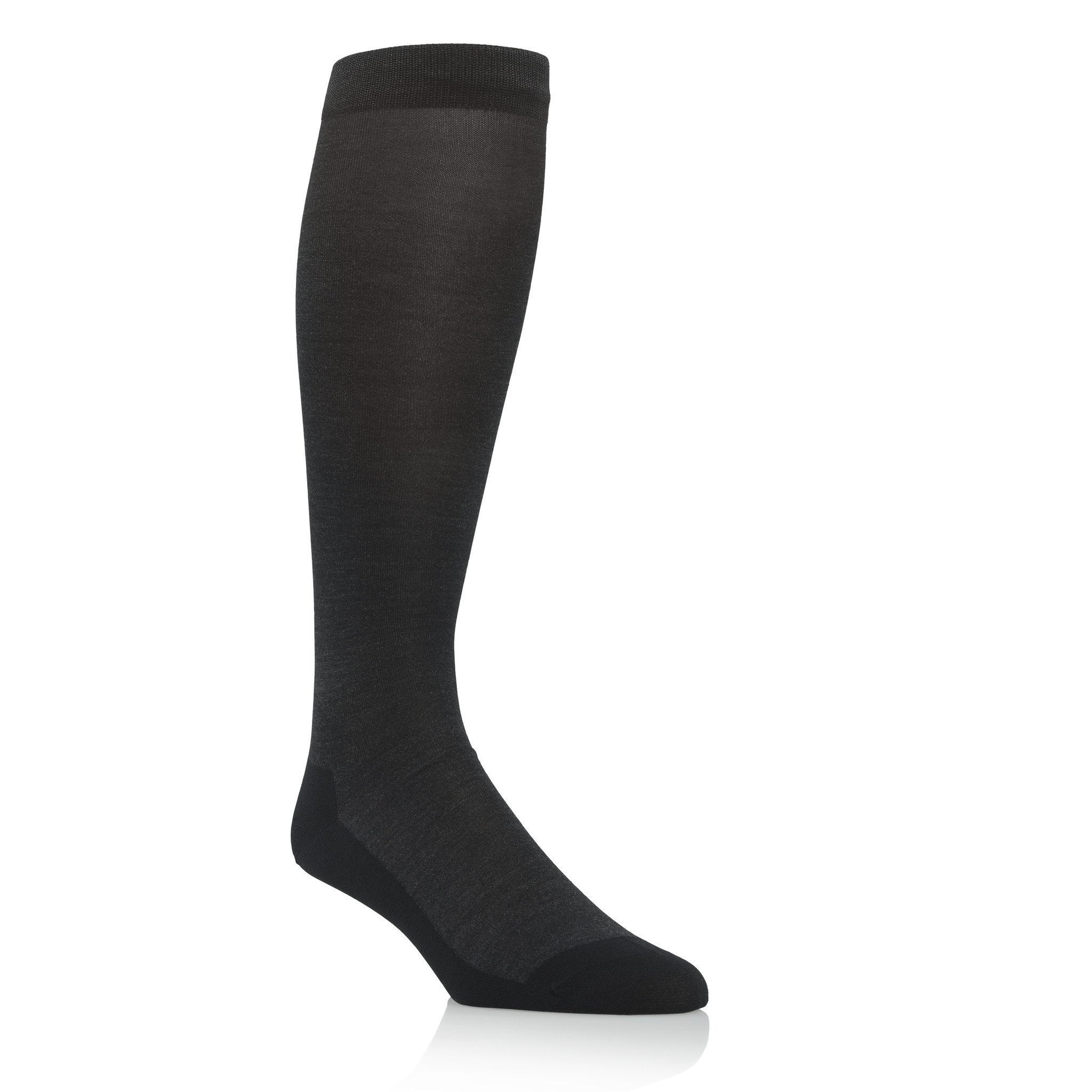 Tabio Men's Premium Silk Banner Knee High Socks - Dress Socks