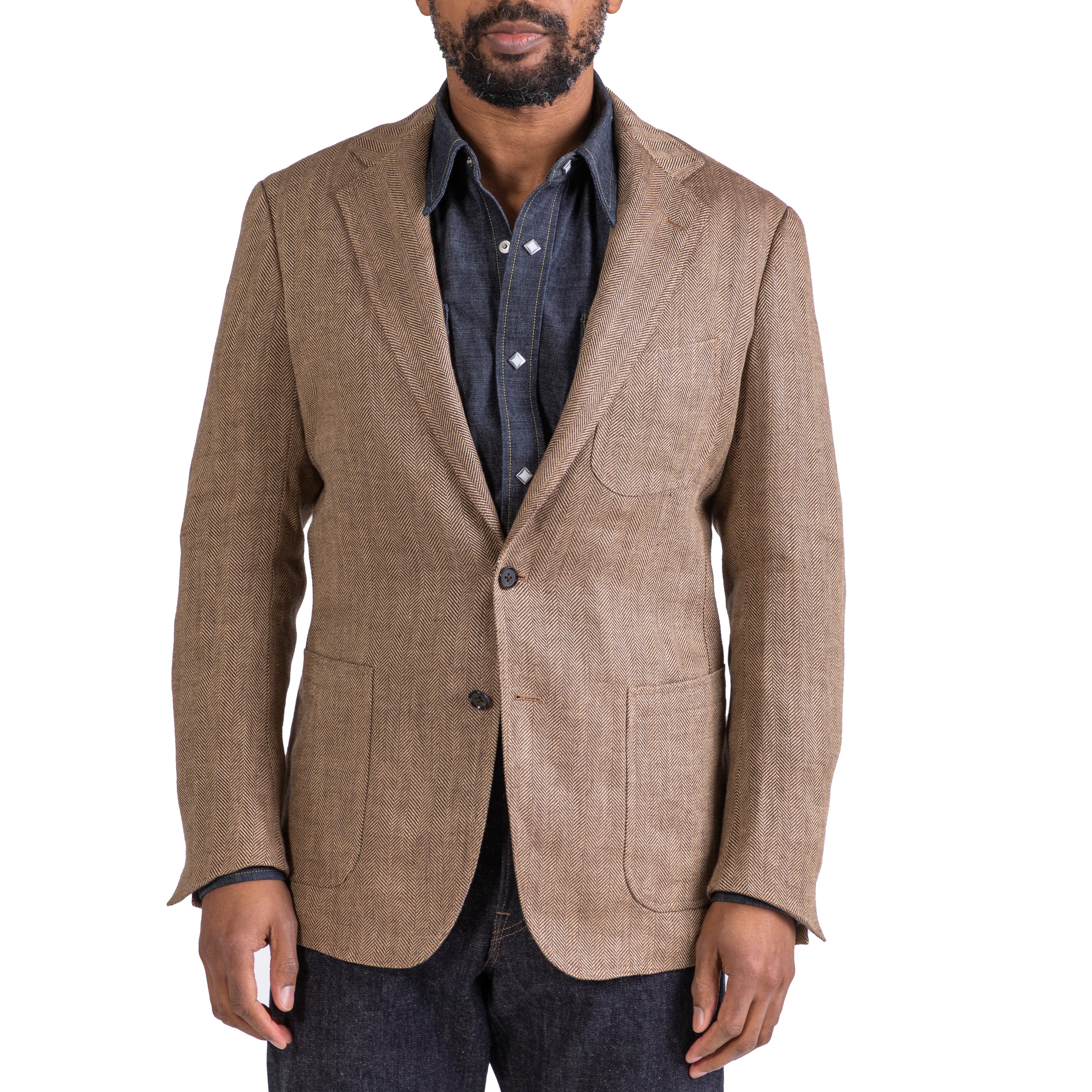 Linen Herringbone Model 12 Sport Coat - The Armoury