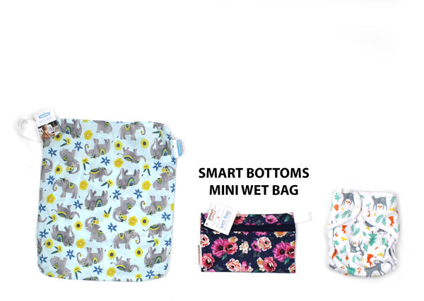Smart Bottoms Mini wet bag size
