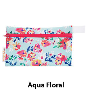 Smart Bottoms Mini Wet Bag Aqua Floral