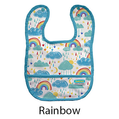 Thirsties Pocket Bib Rainbow