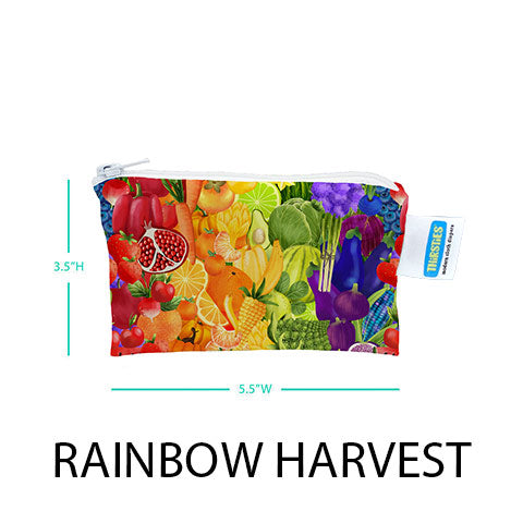 Thirsties Simple Pouch Rainbow Harvest
