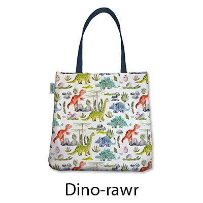 Thirsties Simple Tote Bag Dino-rawr