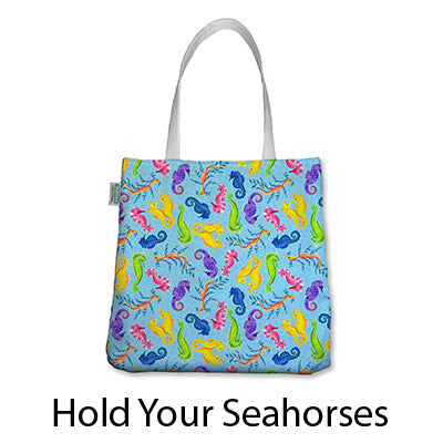 Thirsties Simple Tote Bag Hold Your Seahorses