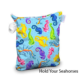 Thirsties Deluxe Wet Bag Hold Your Seahorses
