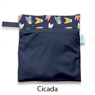 cicada Thirsties two pocket wet bag