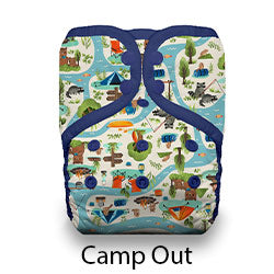 Thirsties XL Pocket Diaper Snaps Camp Out
