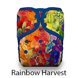 Thirsties XL Pocket Diaper Stay Dry Rainbow Harvest