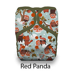 Thirsties Pocket Diaper XL Snaps Red Panda