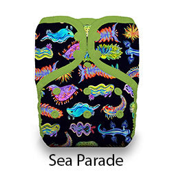 Thristies XL Pocket Diaper Snaps Sea Parade