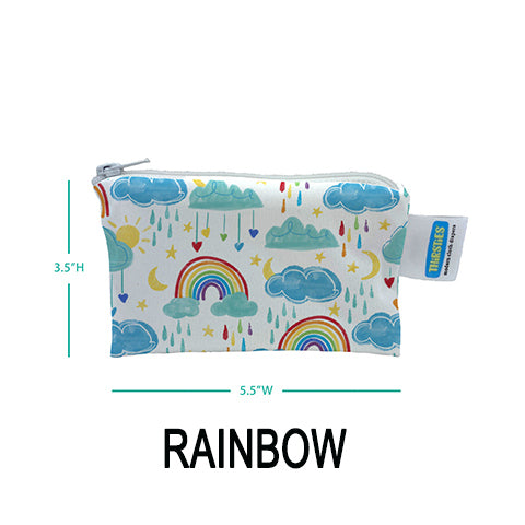 Thirsties Simple Pouch Rainbow bag