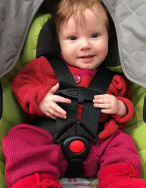 Disana sweater baby in car seat