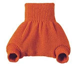 disana orange pull on wool diaper cover