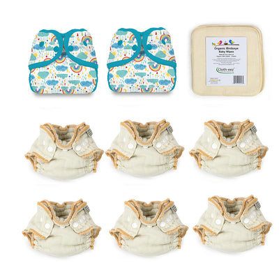 Cloth Diaper Cotton Rags - Apprx 10 lbs/ bag. - Bundle Baby