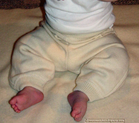 merino wool baby pants