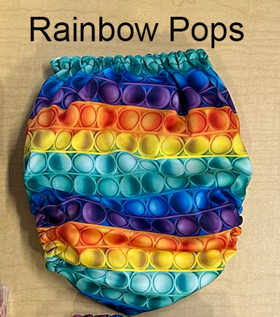 rainbow cloth diaper