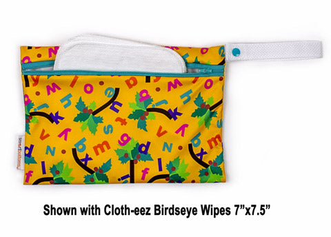 shown with birdseye baby wipes in the wet bag