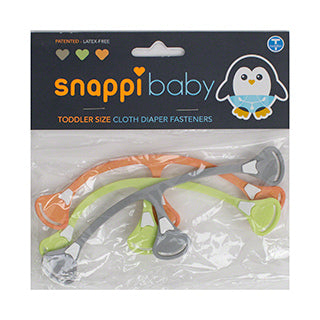 Toddler Size 5-Pack] Snappi Cloth Diaper Fasteners - Replaces Diaper Pins -  Use - Helia Beer Co