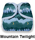 Thirsties Diaper Cover Mountain Twilight