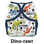 Thirsties Duo Wrap Snap Size Four Dino-rawr